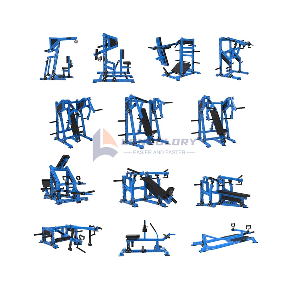 Fitneso švytuoklinis pritūpimo aparatas