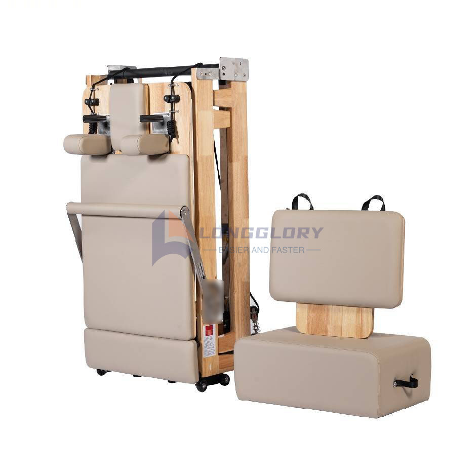 Sulankstomas ąžuolo pilates reformatorius